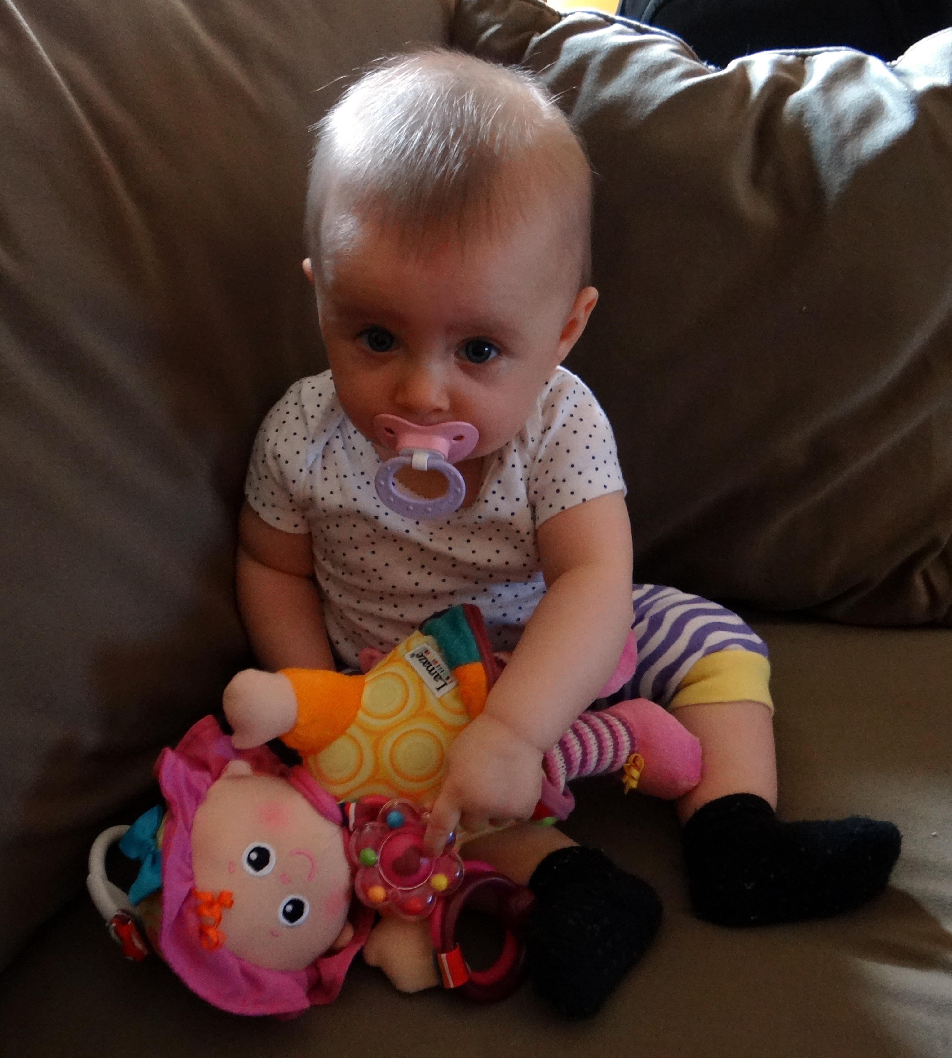 Baby with the Lamaze My Friend Emily doll