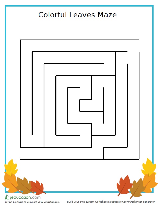 Autumn Maze